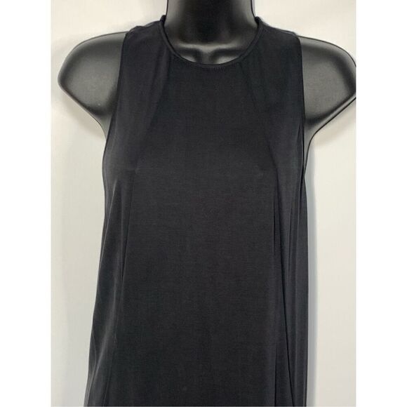 Zara Trafaluc Collection Women's Rayon Blend Sleeveless Midi Dress Black Medium - Picture 2 of 8